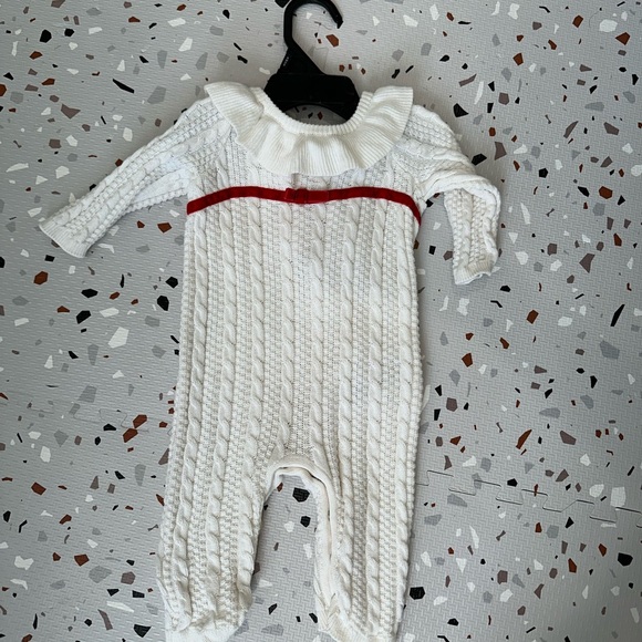 Janie & Jack Cable Knit Baby One Piece - Picture 1 of 1